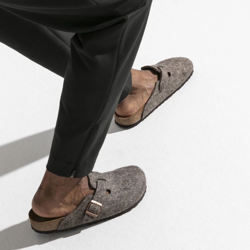 Birkenstock Men's BOSTON BS 0160581 COCOA Clogs (Standard Width) Birkenstock