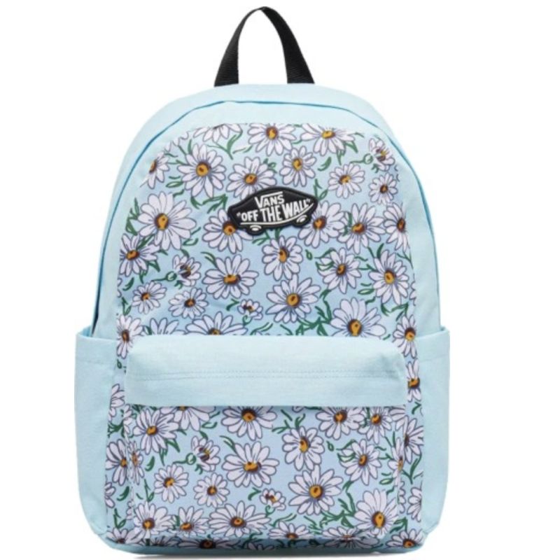 Vans Old Skool Grom Backpack 18L Crystal Blue Floral Kids School Backpack - VN000H56CAU1 Akcesoria i sprzęt koszykarski/Torby i plecaki Your Sports Performance