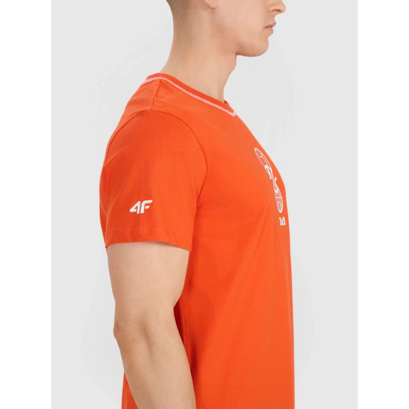 Men's regular printed T-shirt 4F 4FRSS25TTSHM3092-70S *Kategoria tymczasowa Your Sports Performance