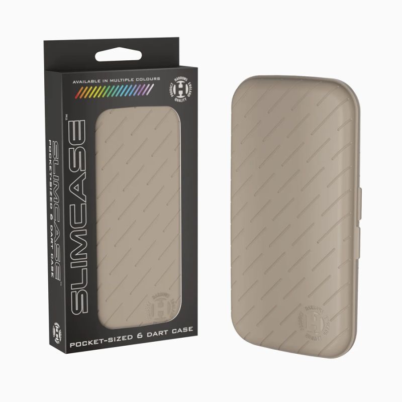 Harrows Slimcase 6 Stone Beige Dart Case Accessories/Covers Your Sports Performance