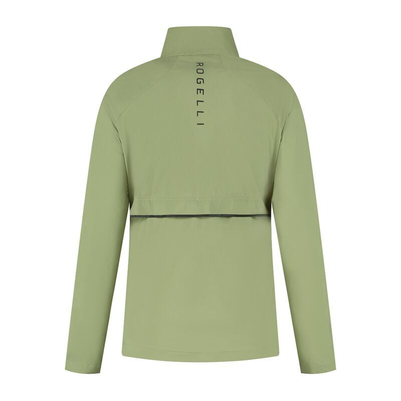 Rogelli ESSENTIAL green running jacket L Rogelli/Bieganie/Woman/Kurtki Your Sports Performance