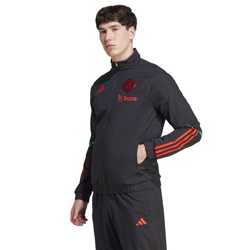 Sweatshirt adidas Manchester United PRE JKT M IA8486 Clothing/Football Adidas