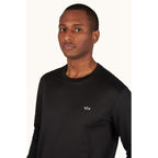 Paul&Shark Men's Cotton T-shirt Black 99311006-11 - Classic Cut, Logo
