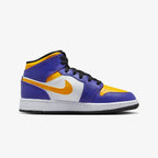 Air Jordan LA Lakers 1 MID (GS) shoes - DQ8423-517 Obuwie/Buty na co dzień Your Sports Performance