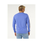 Men's RIP CURL Fade Out Icon L/S Tee Blue