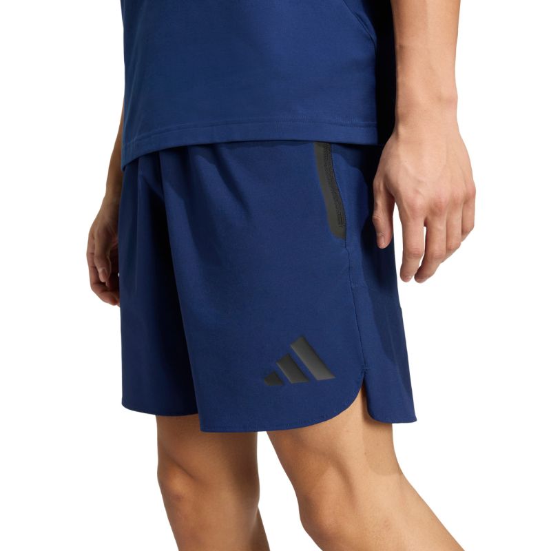 Men's adidas Tiro Travel Woven Navy Blue Shorts KE8370