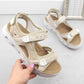 Comfortable Velcro sandals Rieker W RKR691 beige Footwear/Lifestyle/Rieker Your Sports Performance