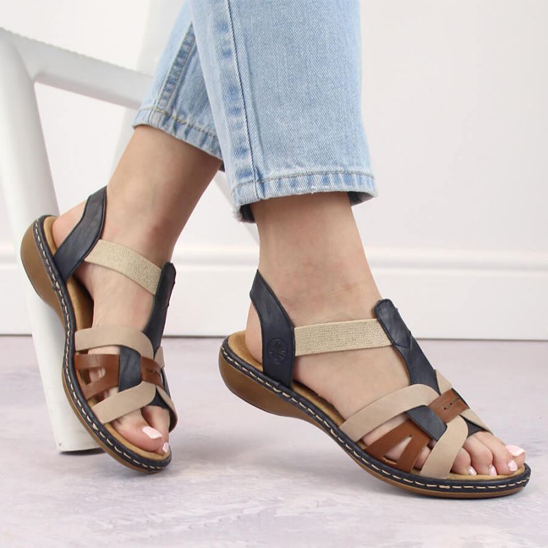 Comfortable Rieker W RKR662 multicolor sandals Footwear/Lifestyle/Rieker Your Sports Performance