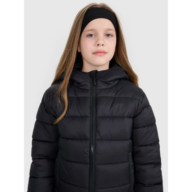 Children's down jacket with synthetic filling, unisex, 4F 4FJRAW25TDJAU0804-20S Clothing Your Sports Performance