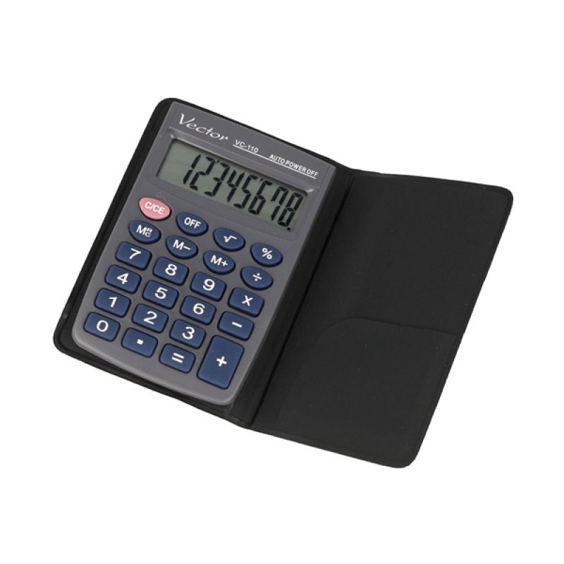 Vector KAV VC-110III Pocket Calculator, 8-digit, 58x88mm, gray In preparation Your Sports Performance