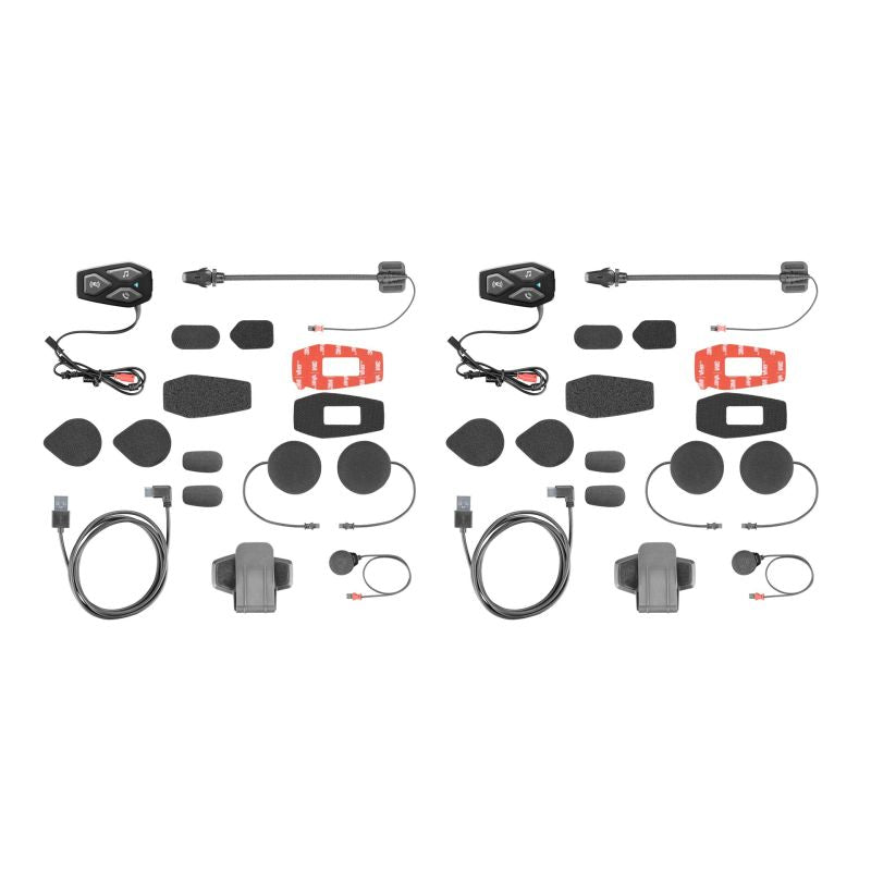 INTERPHONE U-COM 3 motorcycle intercom, set for 2 helmets In preparation Your Sports Performance