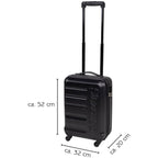 SET OF 3 SUITCASE 18/22/26 INCHES BLACK SLAZENGER Accessories Your Sports Performance