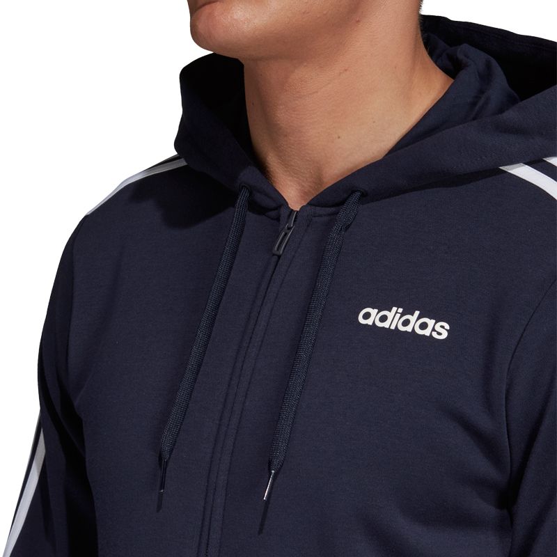 Adidas Essentials 3 Stripes FZ Fleece M DU0475 sweatshirt Clothing/Training Adidas