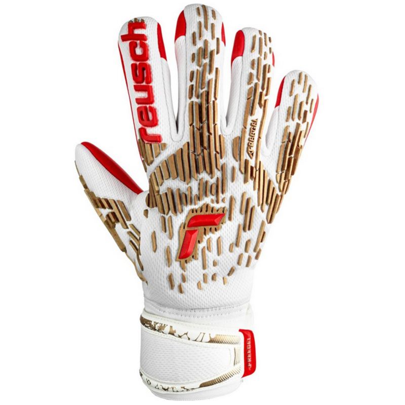 Reusch Attrakt Freegel Silver M 5370235 1011 goalkeeper gloves Accessories/Gloves Your Sports Performance