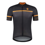 Rogelli HERO II T-shirt Black and Orange 2XL Rogelli/Rower/Men/Koszulki Your Sports Performance