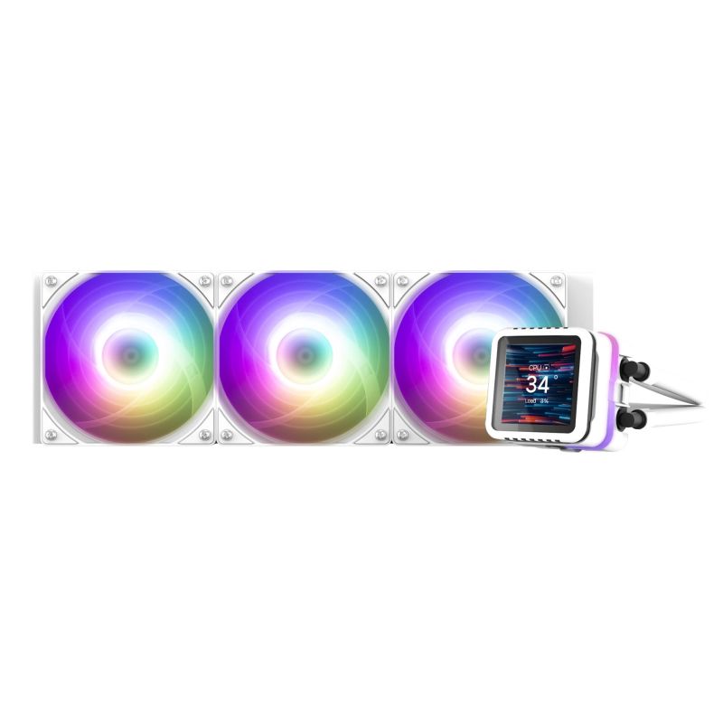 Zalman ALPHA2 DS A36 Complete Water Cooling, 2.7 Inch LCD, 360mm - White Chłodzenie/Chłodzenie - wentylatory Your Sports Performance