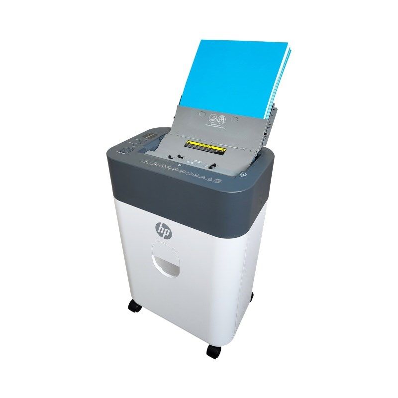 HP ONESHRED Auto 100CC Paper Shredder, White and Gray Urządzenia biurowe/Niszczarki Your Sports Performance