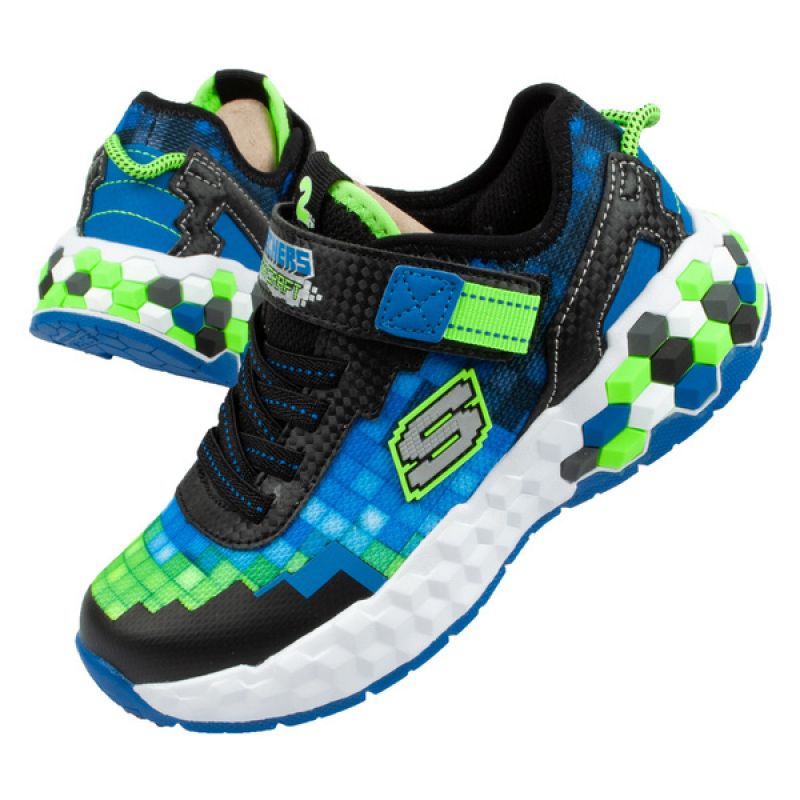 Skechers Minecraft LED Jr 402204L/BBLM shoes Footwear/Lifestyle/Skechers Your Sports Performance