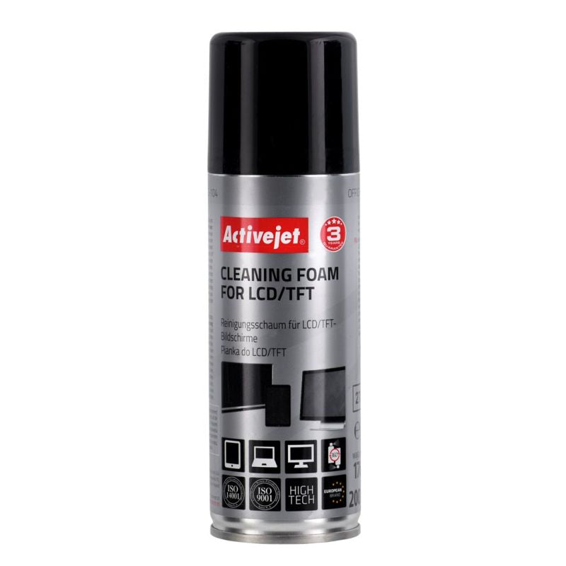 Activejet AOC-104 Screen Cleaning Foam (200 ml) In preparation Your Sports Performance
