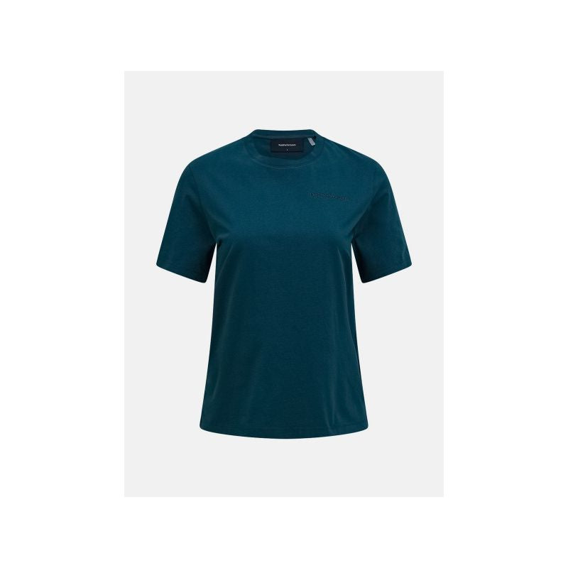 PEAK PERFORMANCE W Original Small Logo Tee Green