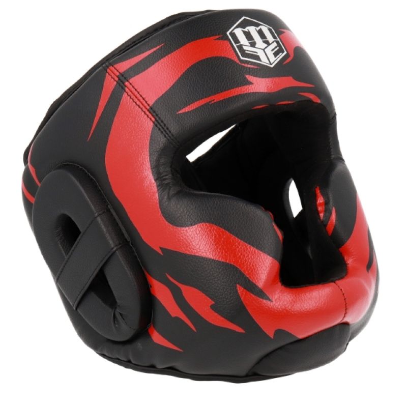 MASTERS KSS-FIGHT-GEAR boxing helmet black and red Masters
