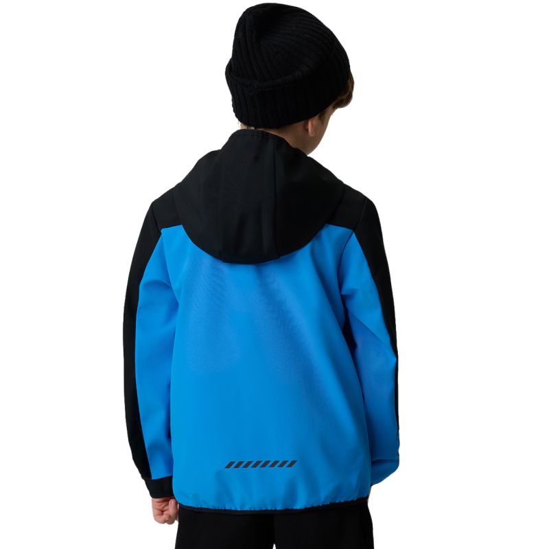 Boy's softshell jacket 4F M477 blue 4FJWSS26TSOFM477 33S
