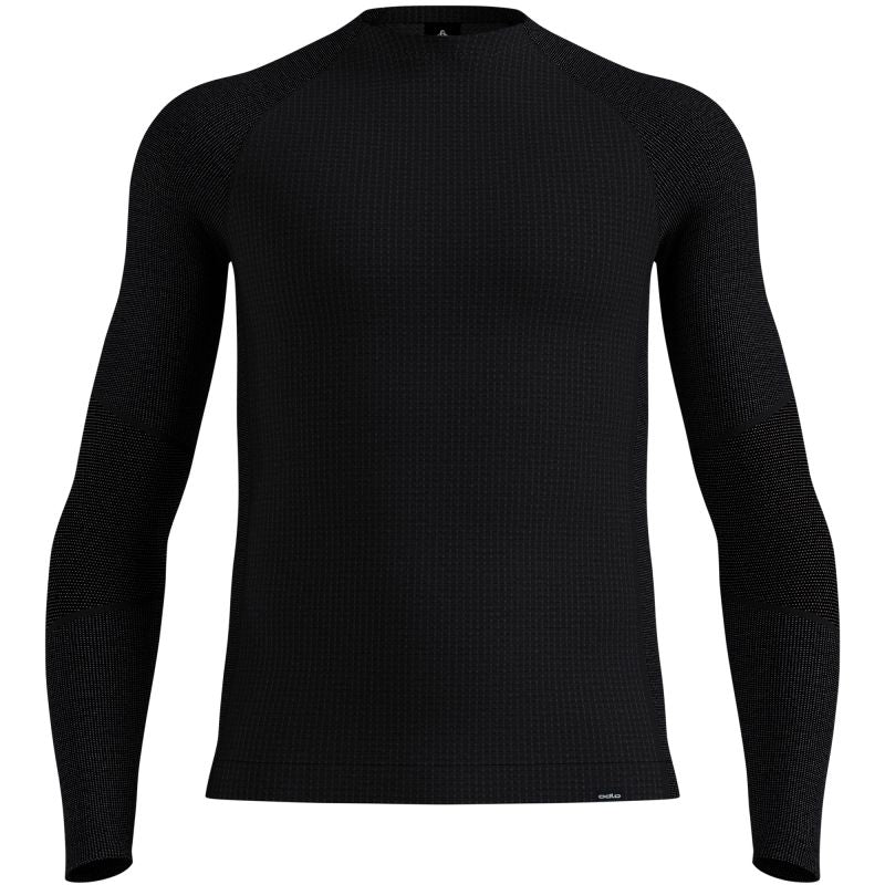 Men’s long-sleeve thermal shirt Odlo SEAMLESS PERFORMANCE WOOL BL TOP crew neck l/s, black