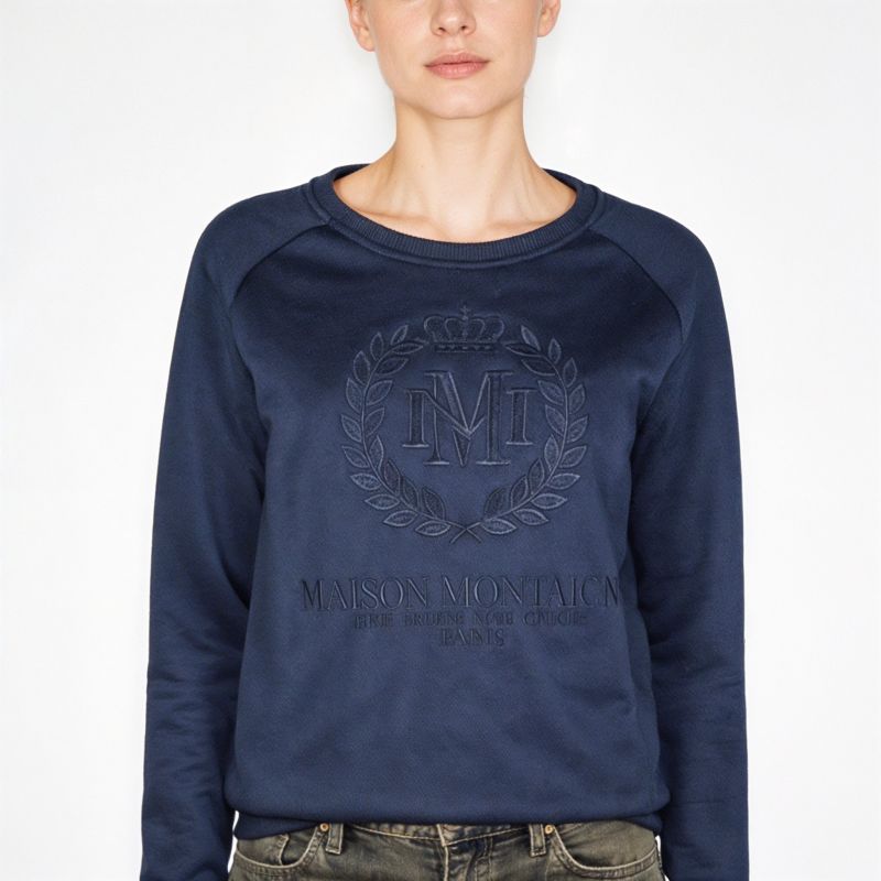 Maison Montaigne FIMOSAI NAVY MT LADY 016 sweatshirt (RBMWW6411F/MM-MARINE) Maison Montaigne