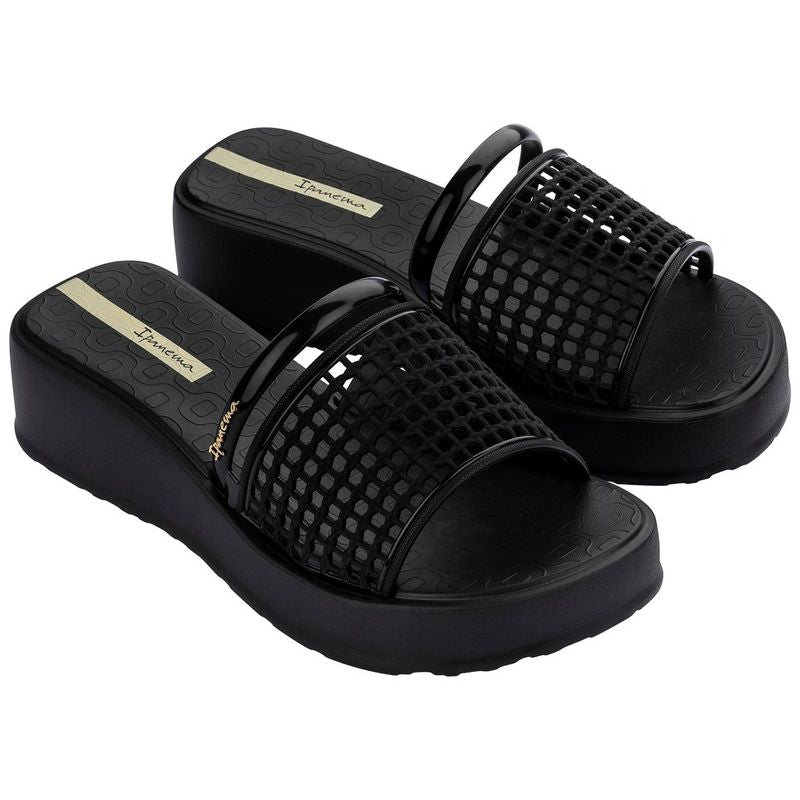 Ipanema women's flip-flops Essence black platform fashionable