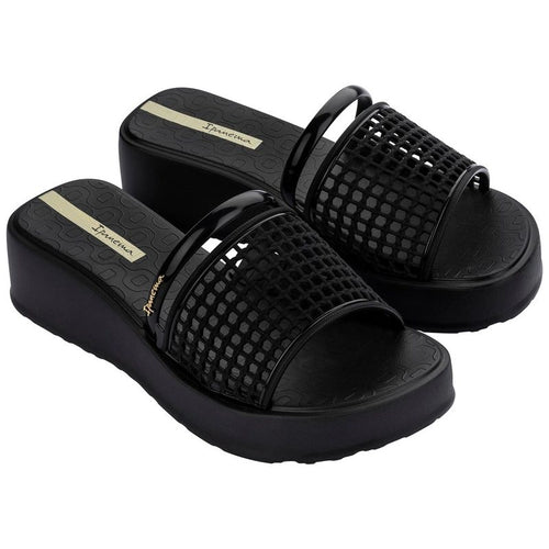 Ipanema women's flip-flops Essence black platform fashionable Ipanema