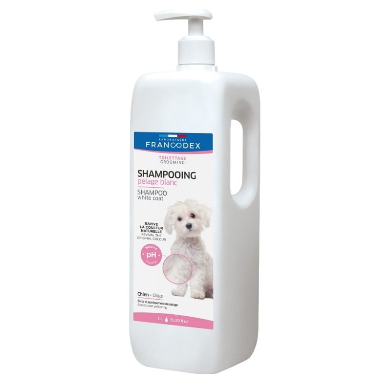 FRANCODEX Shampoo for white coat 1 l Dla psa/Pielęgnacja (dla psów) Your Sports Performance