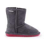 BearPaw Emma Toddler Zipper Jr 608TZ-903 Charcoal Pomberry winter shoes Footwear/Outdoor/UGG Your Sports Performance