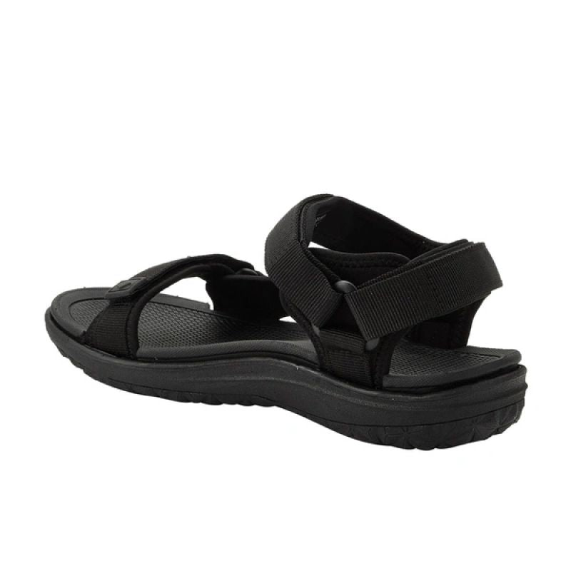 Lee Cooper women's shoes with velcro straps for summer beach sandals, lightweight black Lee Cooper