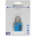 COMBINATION PADLOCK FOR SUITCASE BAG PROWORLD BLUE Accessories Your Sports Performance