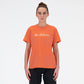 New Balance S/S Script Tee Gfr W T-shirt WT41909GFR Clothing/Lifestyle/T-shirts/New Balance New Balance