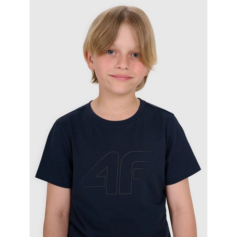 Boy's regular printed T-shirt 4F 4FJRMM00TTSHM3255-31S 4f