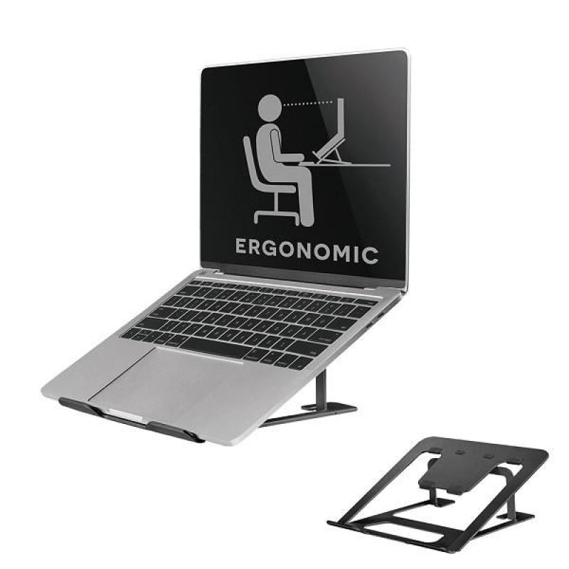 Neomounts NSLS085BLACK Laptop Stand Notebook Stand Black 43.2 cm (17") Chłodzenie/Podstawki pod notebooki Your Sports Performance
