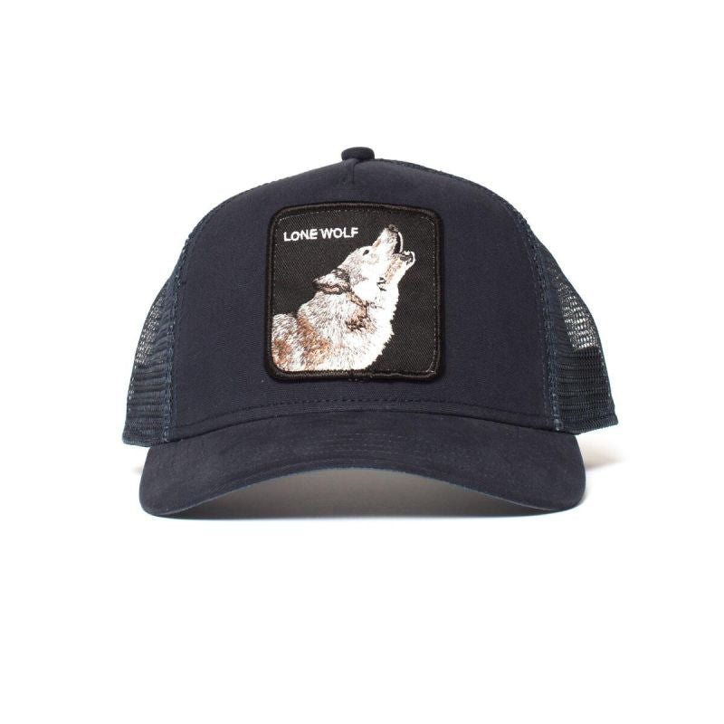 Goorin Bros. Lone Wolf Animal Farm Trucker Cap - 101-0389-NVY Odzież/Czapki/Czapki z daszkiem Your Sports Performance