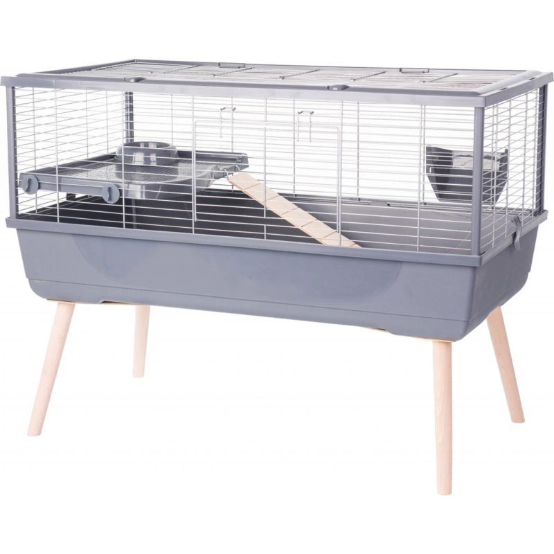 ZOLUX NEOLIFE 100 cage for guinea pigs, gray Dla małych zwierząt/Klatki Your Sports Performance