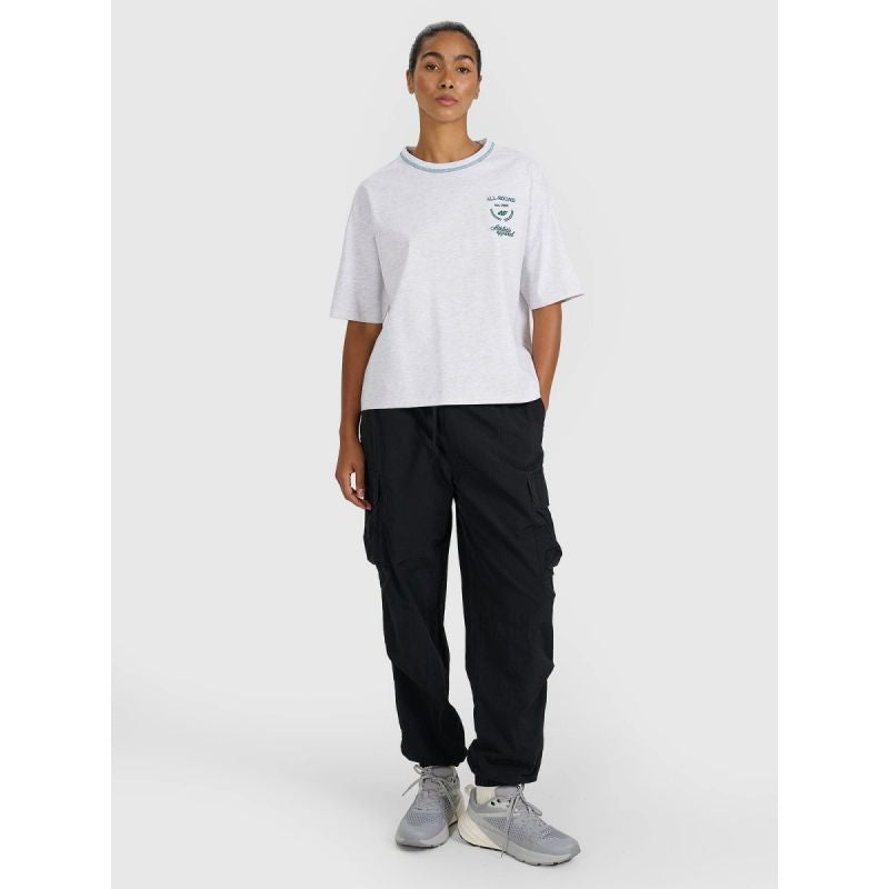 Women's oversize printed T-shirt 4F 4FRSS25TTSHF2979-26M *Kategoria tymczasowa Your Sports Performance