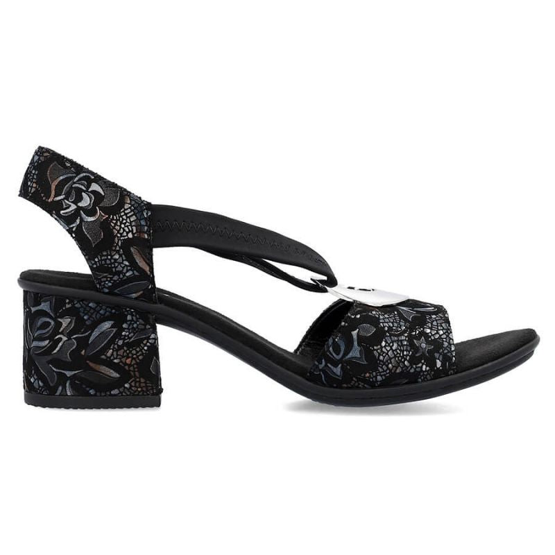 Comfortable Rieker W RKR679 black sandals Footwear/Lifestyle/Rieker Your Sports Performance