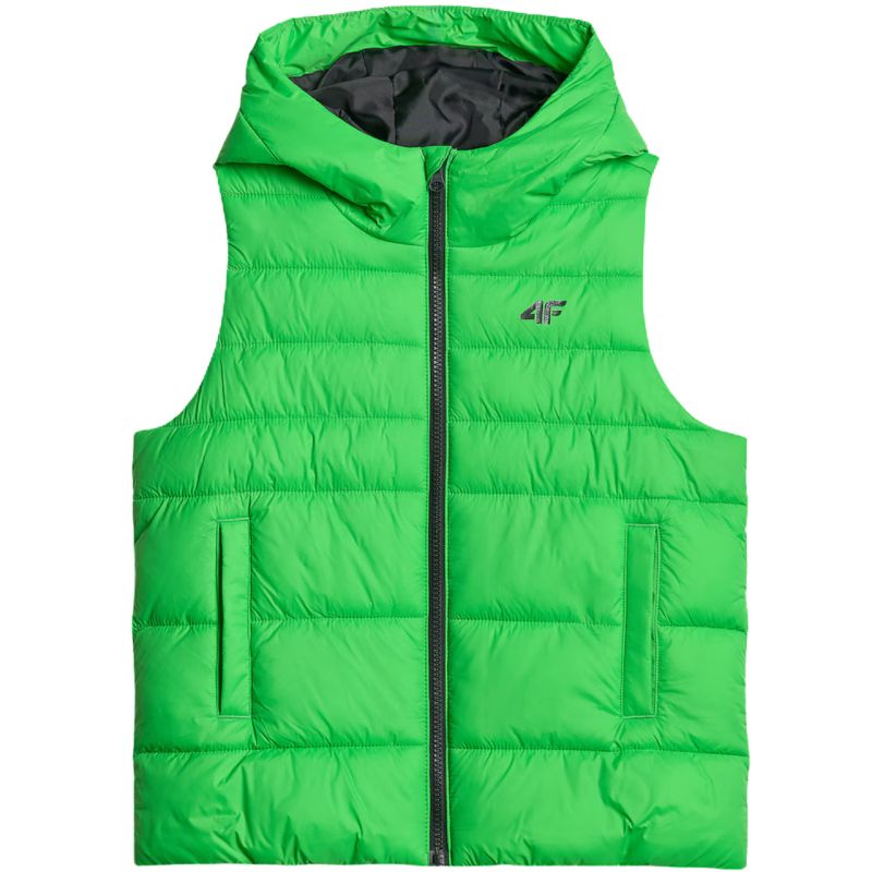 Boy's vest 4F M313 green 4FJWSS26TVJAM313 41S