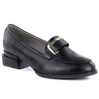 Women's black block heel shoes M. DASZYŃSKI SA267-2 M. Daszyński