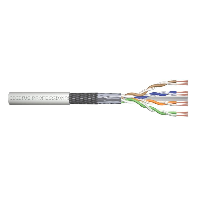 Digitus Cat.6 Stranded Cable, SF/UTP, AWG 26/7, LSOH, 100m, Gray, Carton Kable, gniazda i wtyki/Kable sieciowe Your Sports Performance