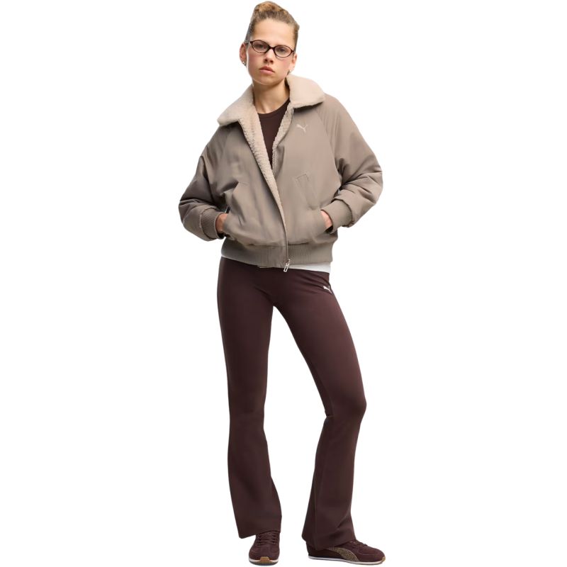 Puma Ess High-Waist Flared Women's Leggings Brown 631542 33