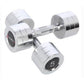 Chrome dumbbells 2x5 kg HMS CHD05 In preparation Your Sports Performance