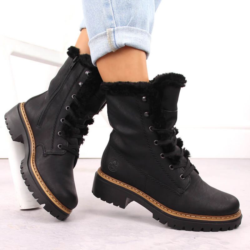 Rieker W 72625-00 RKR714 Fur Boots Footwear/Lifestyle/Rieker Your Sports Performance