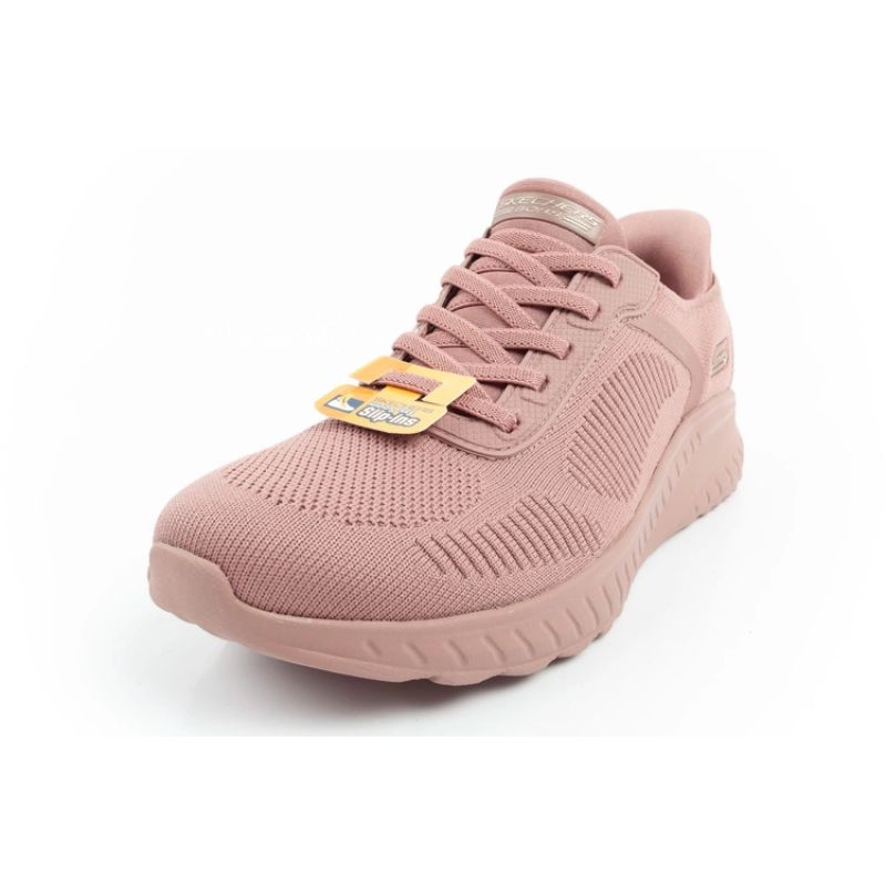 Skechers Bobs Squad-Chaos women's comfortable SLIP-INS sports shoes pink In preparation Your Sports Performance