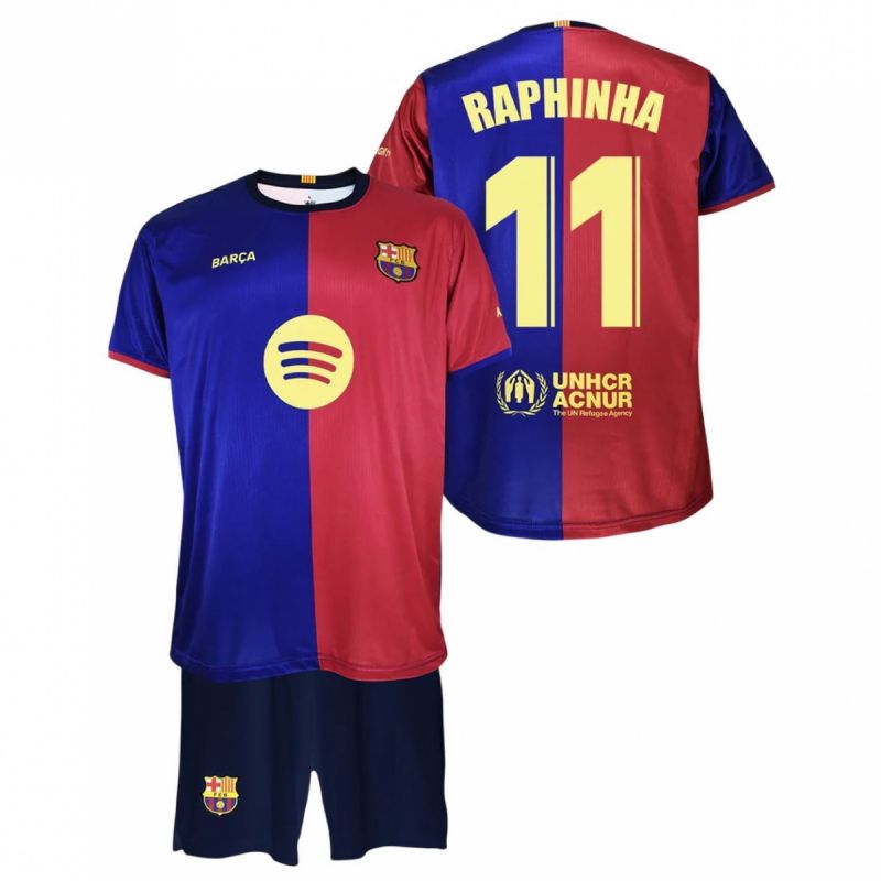 FC Barcelona Home FCB 2024/25 Raphinha Jr BB19E-R Kit Clothing/Football/FC Barcelona Your Sports Performance