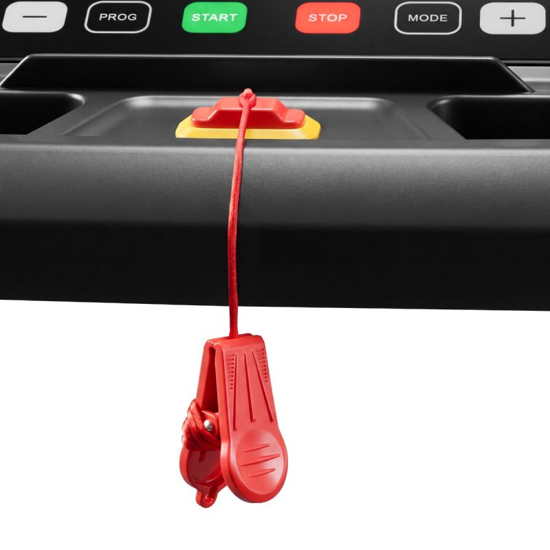 Spokey MOVI electric treadmill with handrails